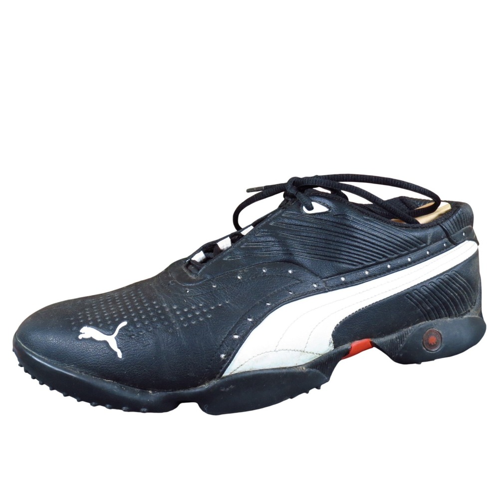 Puma SmartQuill GTX Men's‎ Golf Shoes 11.5 Waterproof Black White Leather Spiked